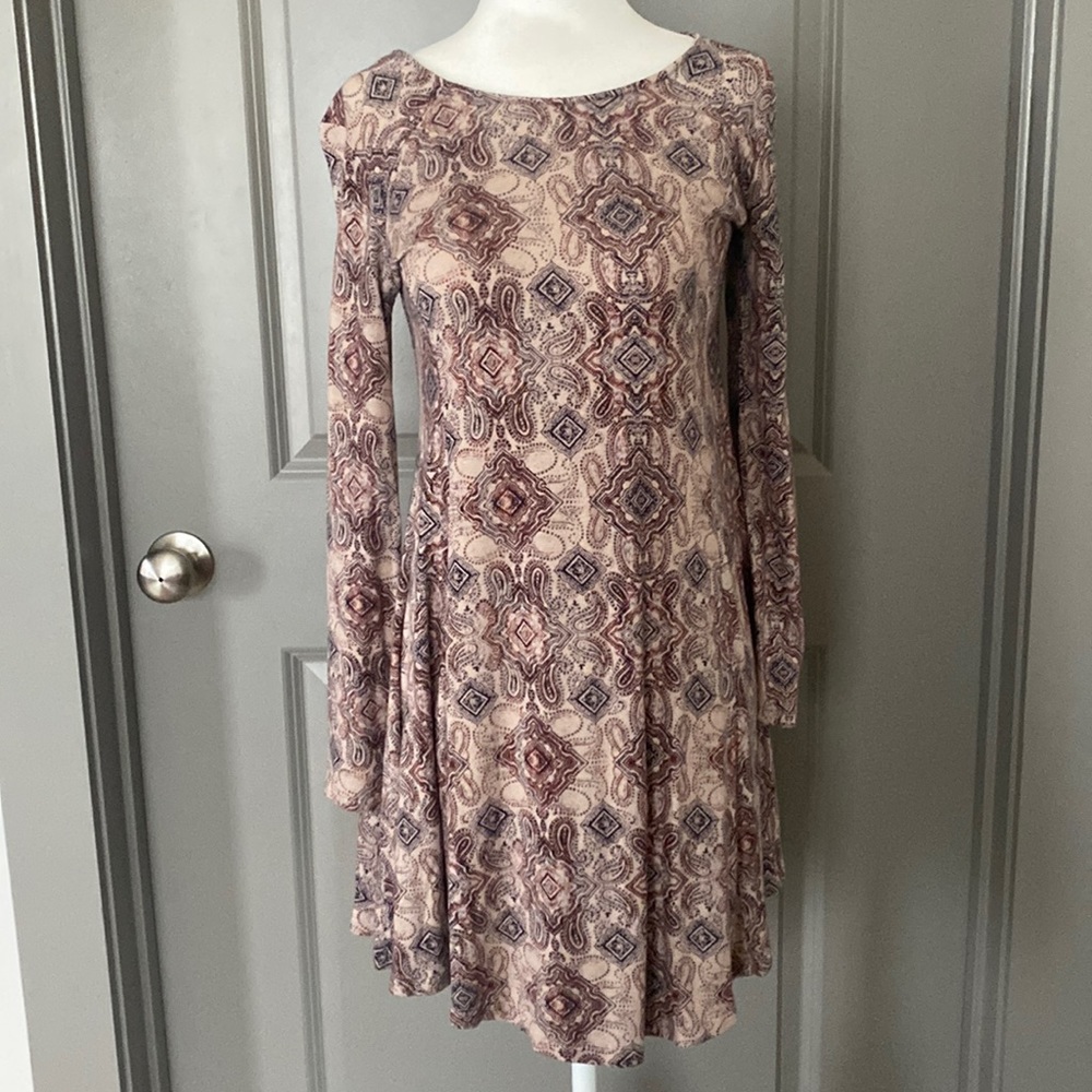 Lush Long Sleeve Knit Dress